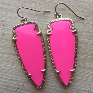 Kendra Scott Hot Pink Skylar Earrings